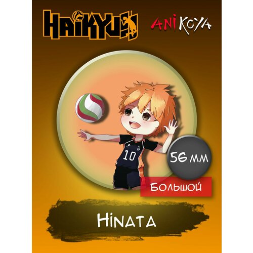 1 шт аниме haikyuu волейбол для подростков haikyu hinata shoyo фигурки модели игрушки настольное украшение стола Значок AniKoya