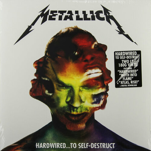 Виниловая пластинка METALLICA - HARDWIRED… TO SELF-DESTRUCT (2 LP, 180 GR) metallica hardwired to self destruct 2 lp виниловая пластинка оранжевый