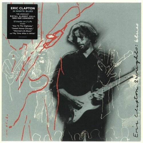 виниловая пластинка warner music eric clapton Виниловая пластинка Warner Music Eric Clapton - 24 Nights Blues (2LP)