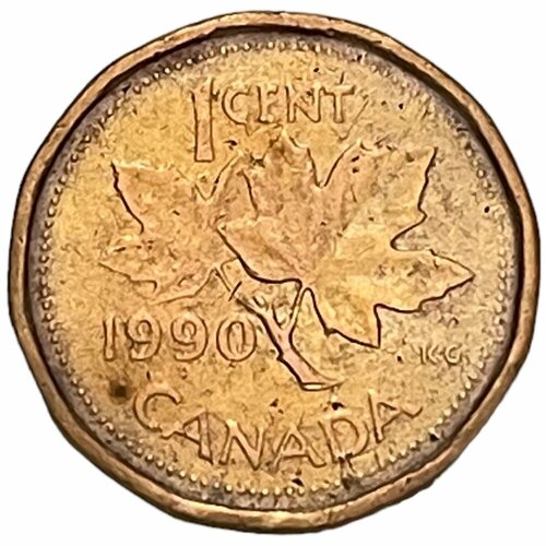 канада 1 цент 1975 г 2 Канада 1 цент 1990 г. (2)