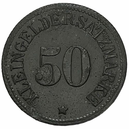 Германия (Германская Империя) Гиссен 50 пфеннигов 1918 г. германия германская империя гиссен 50 пфеннигов 1918 г 3