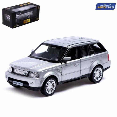 Машина металлическая LAND ROVER RANGE ROVER SPORT,1:32, открываются двери, инерция, цвет серый машина металлическая land rover range rover sport 1 32 открываются двери инерция цвет серый