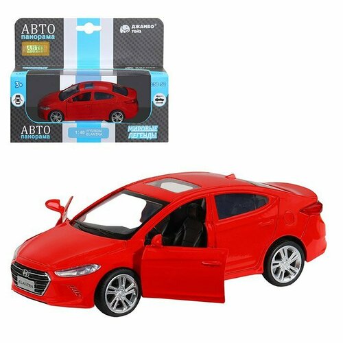 Модель 1251440JB 1:40 HYUNDAI ELANTRA, красный Автопанорама