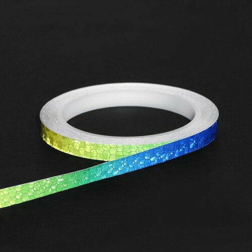 Светоотражающая лента самоклеящаяся градиент 1 см х 8 м 215₽
