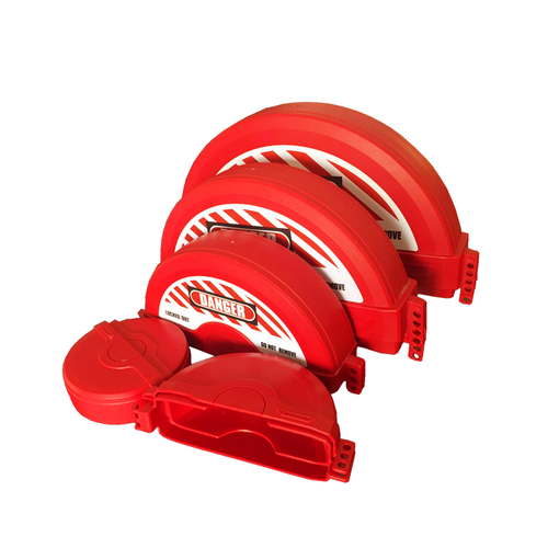 Блокиратор вентилей и задвижек, пластик, диаметр маховика – 165-254 мм, диаметр отверстия для шпинделя – 90 мм