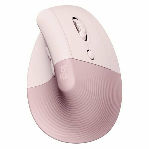 Мышь Logitech Lift, оптическая, беспроводная, USB, розовый [910-006478] беспроводная вертикальная мышь logitech lift розовый