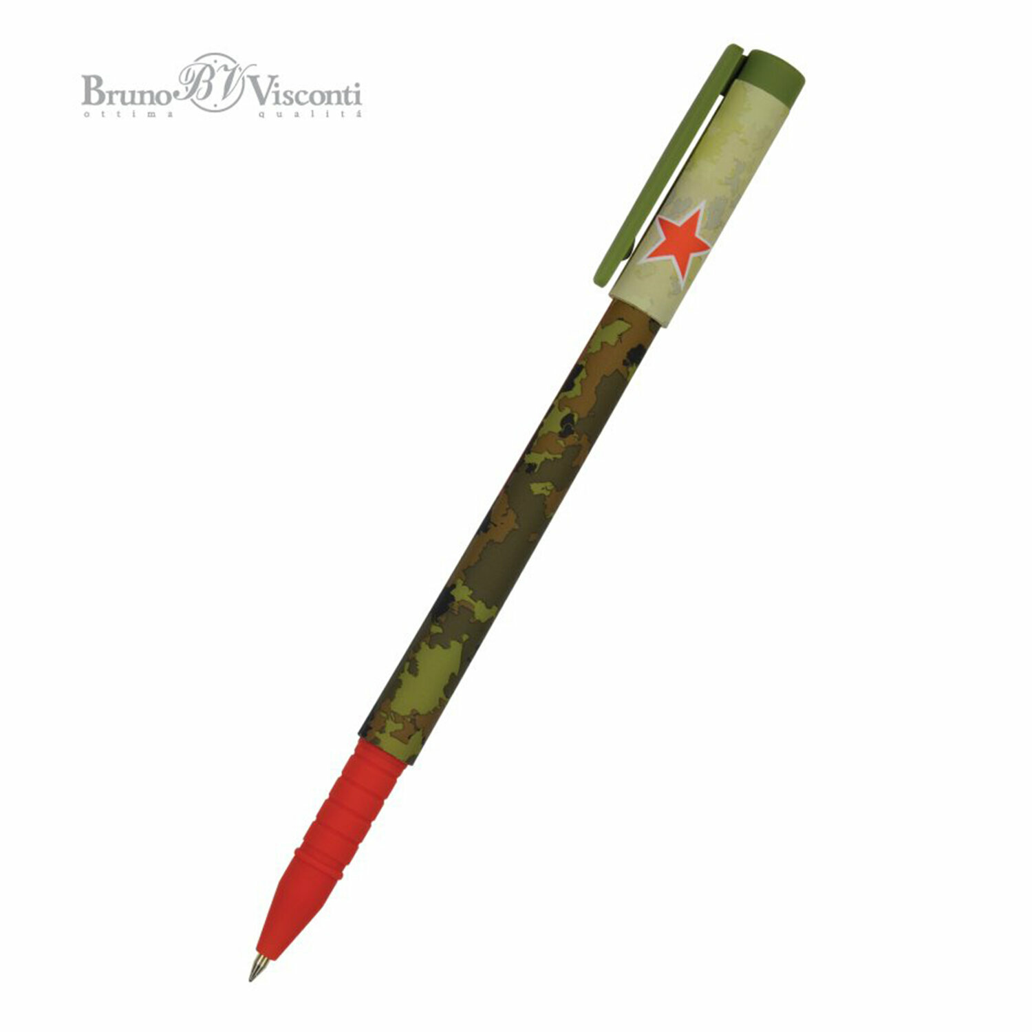 Ручка шариковая FunWrite. Милитари, синяя Bruno Visconti - фото №7