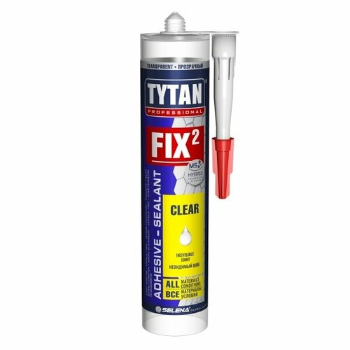 TYTAN PROFESSIONAL клей-герметик FIX² CLEAR