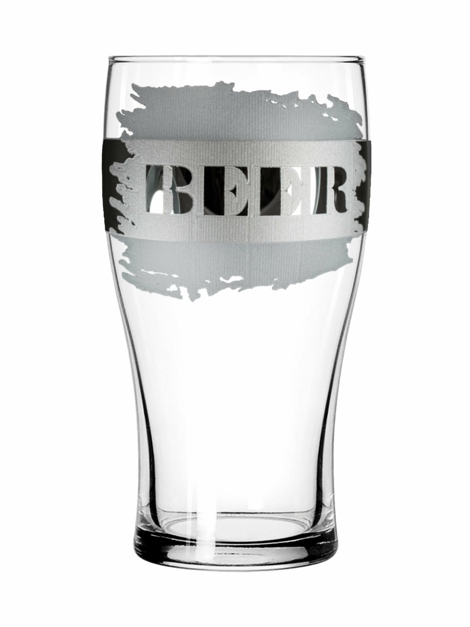Набор стаканов для пива с алмазной гравировкой PROMSIZ BEER 570 мл / Бокал для пива / Пивные кружки / 570 мл 2 шт.