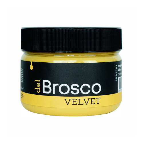 Краска интерьерная акриловая del Brosco Velvet кукурузный желтый 250мл.