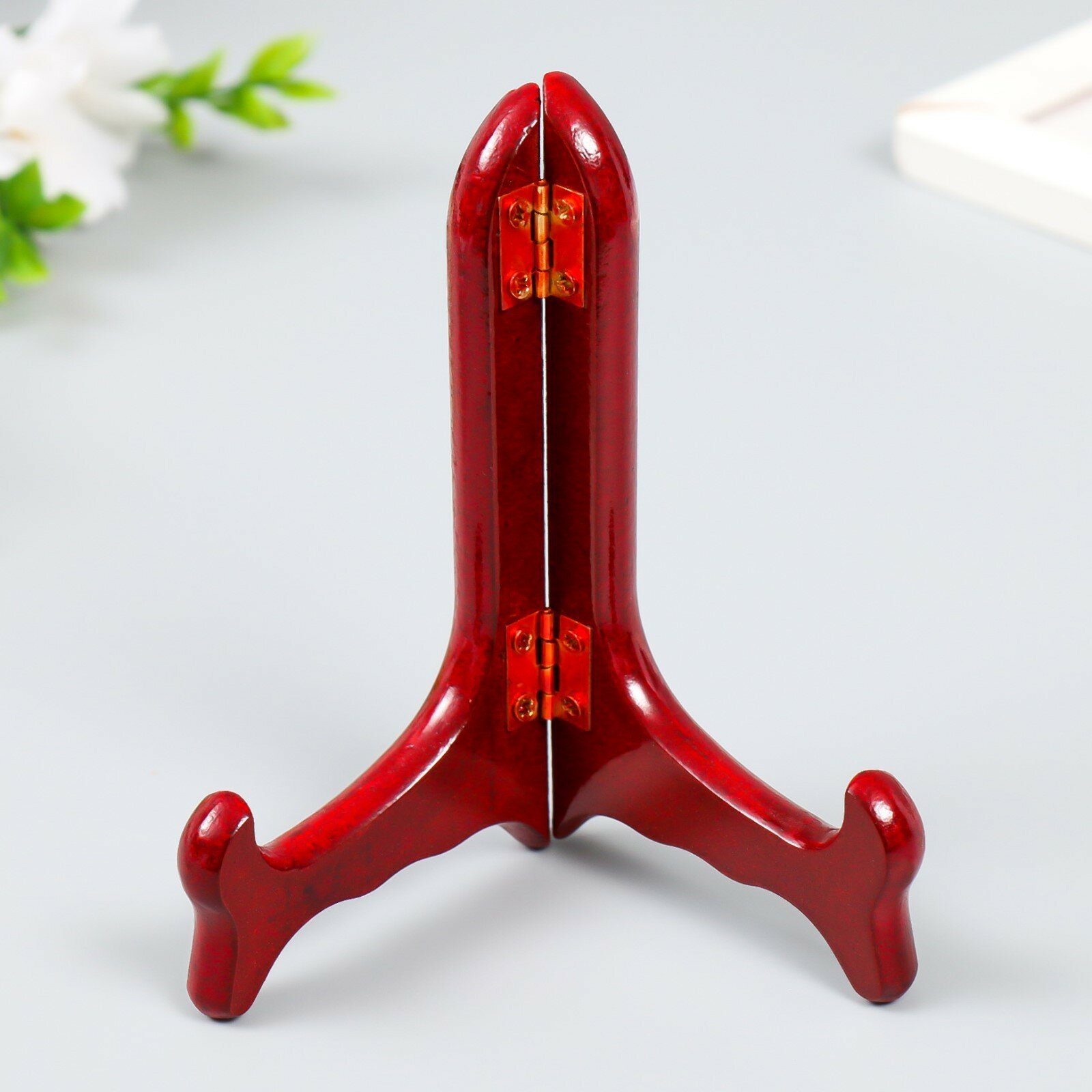 фото Подставка для тарелок дерево 12,5 см