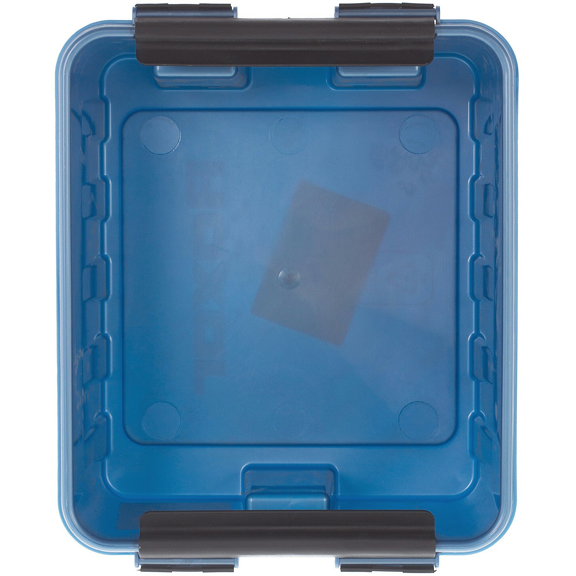 Контейнер Rox Box 21x17x10.5 см 2.5 л пластик с крышкой цвет синий - фотография № 3
