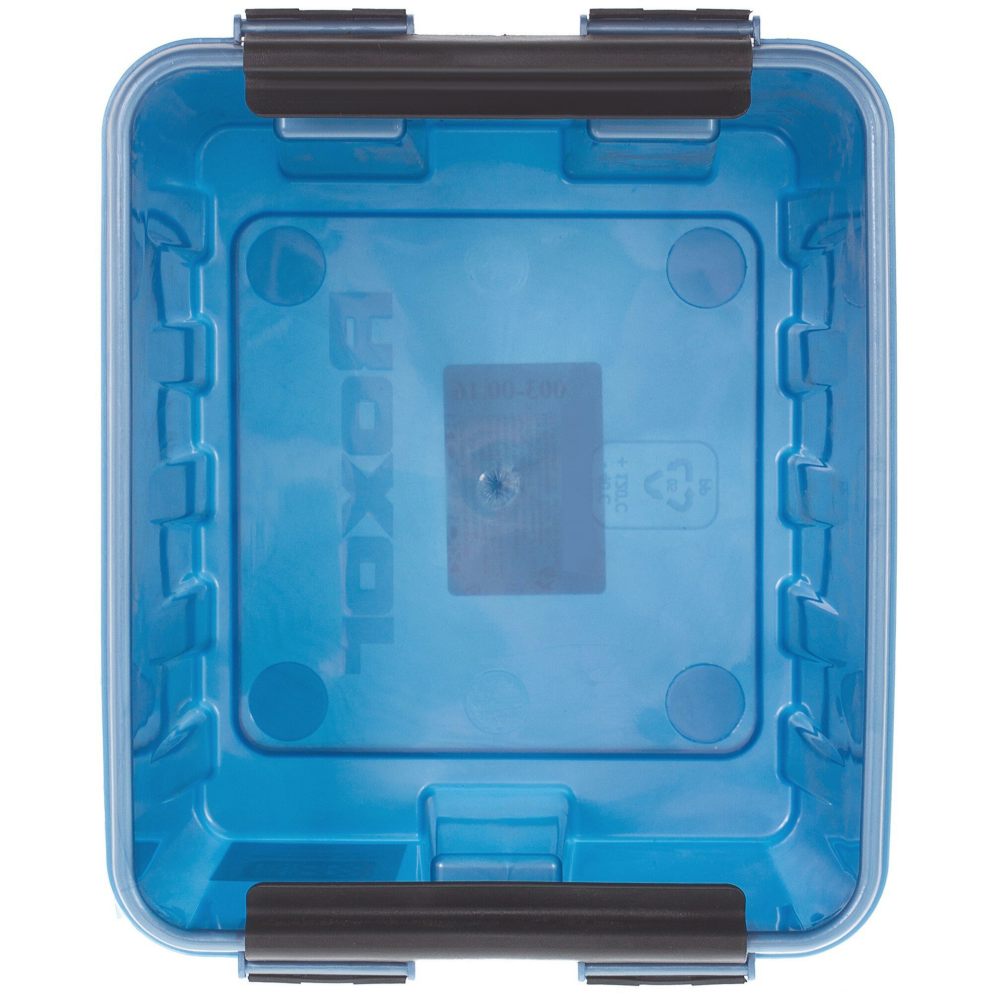 Контейнер Rox Box 21x17x14 см 3.5 л пластик с крышкой цвет синий - фотография № 3