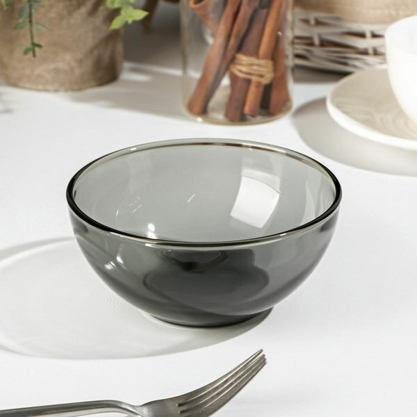 фото Салатник Basilico. Lava Grey, 450 мл, d=13 см, цвет серый