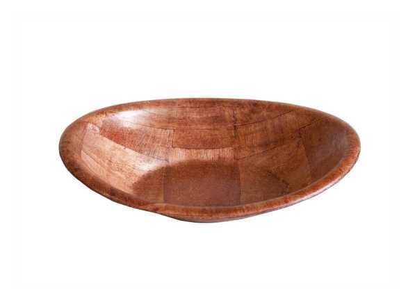 фото Салатник овальный 23*18см (дерево)