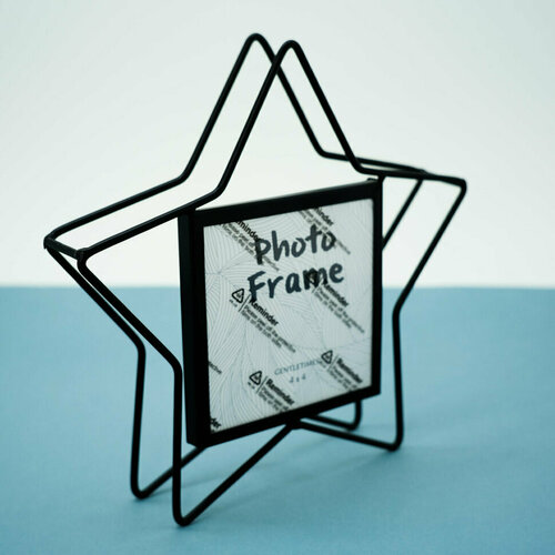 Фоторамка loft Star (black), 10х10 см