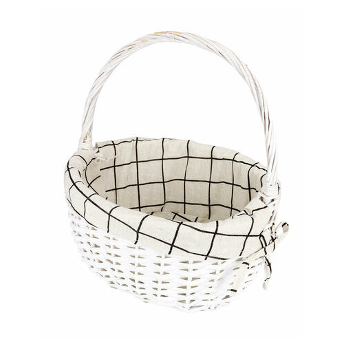 Корзина плетеная из лозы Лимена 22х16х26 см, Маленькая