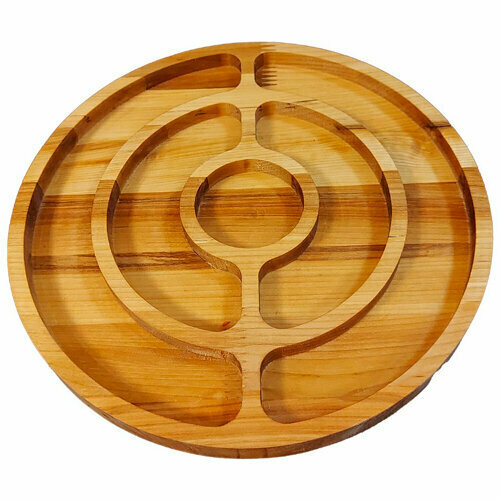 Менажница 25х25х18см Лабиринт покрыта маслом 2626₽