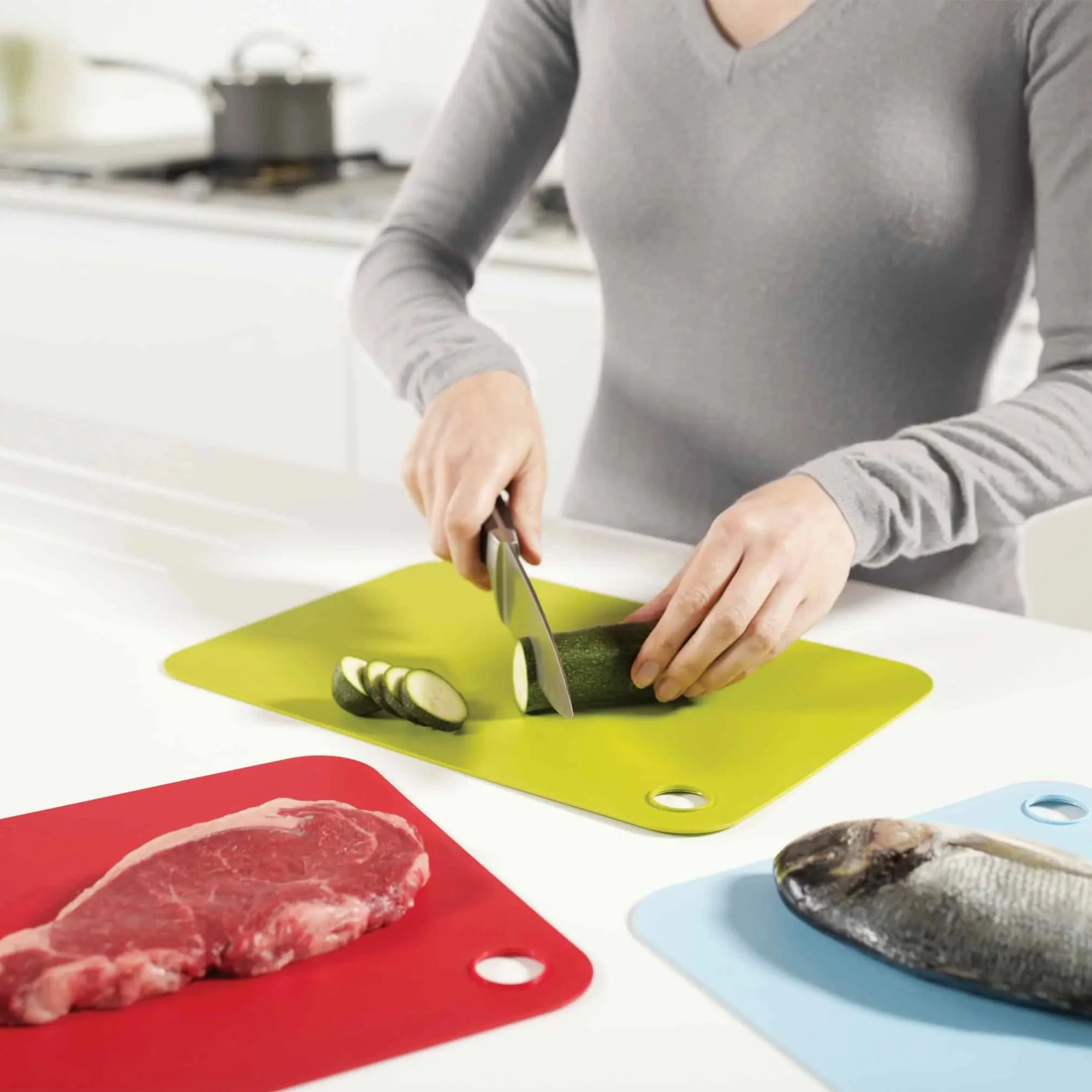 фото Набор из 3 разделочных ковриков Joseph Joseph Pop Regular, разноцветный