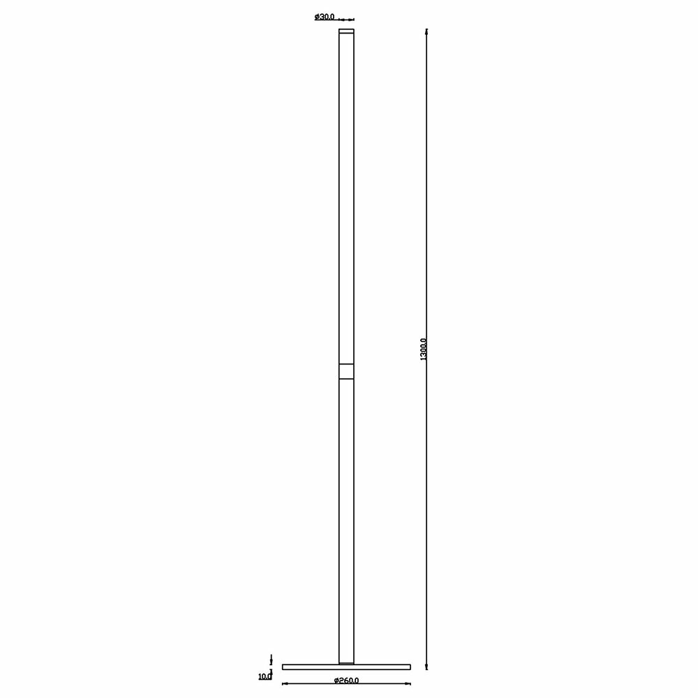 Торшер Maytoni RAY Z012FL-L18B3K - фото №8