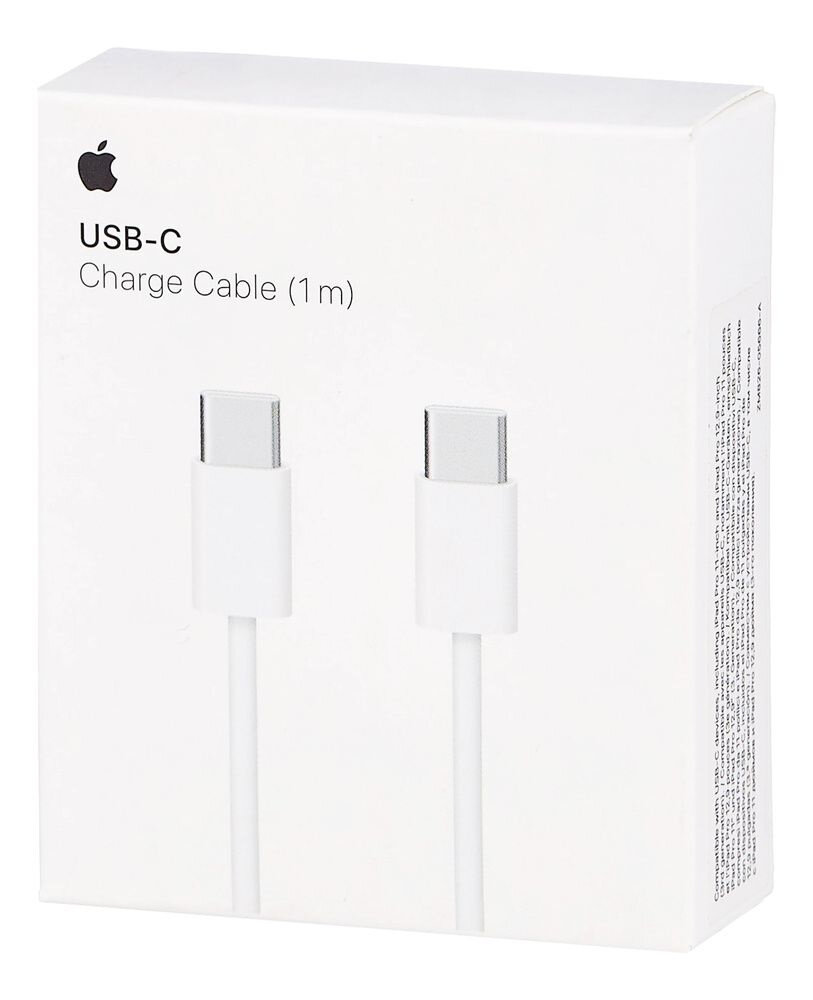 Кабель Apple USB Type-C - USB Type-C, 1 м, 1 шт, белый