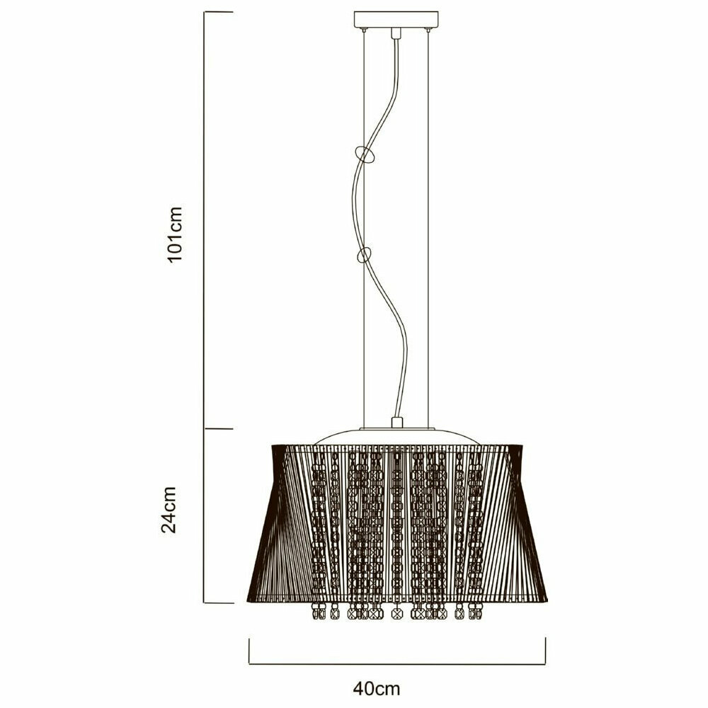 Подвесной светильник Arte Lamp Incanto с поддержкой Маруся A4207SP-4CC-М - фото №15