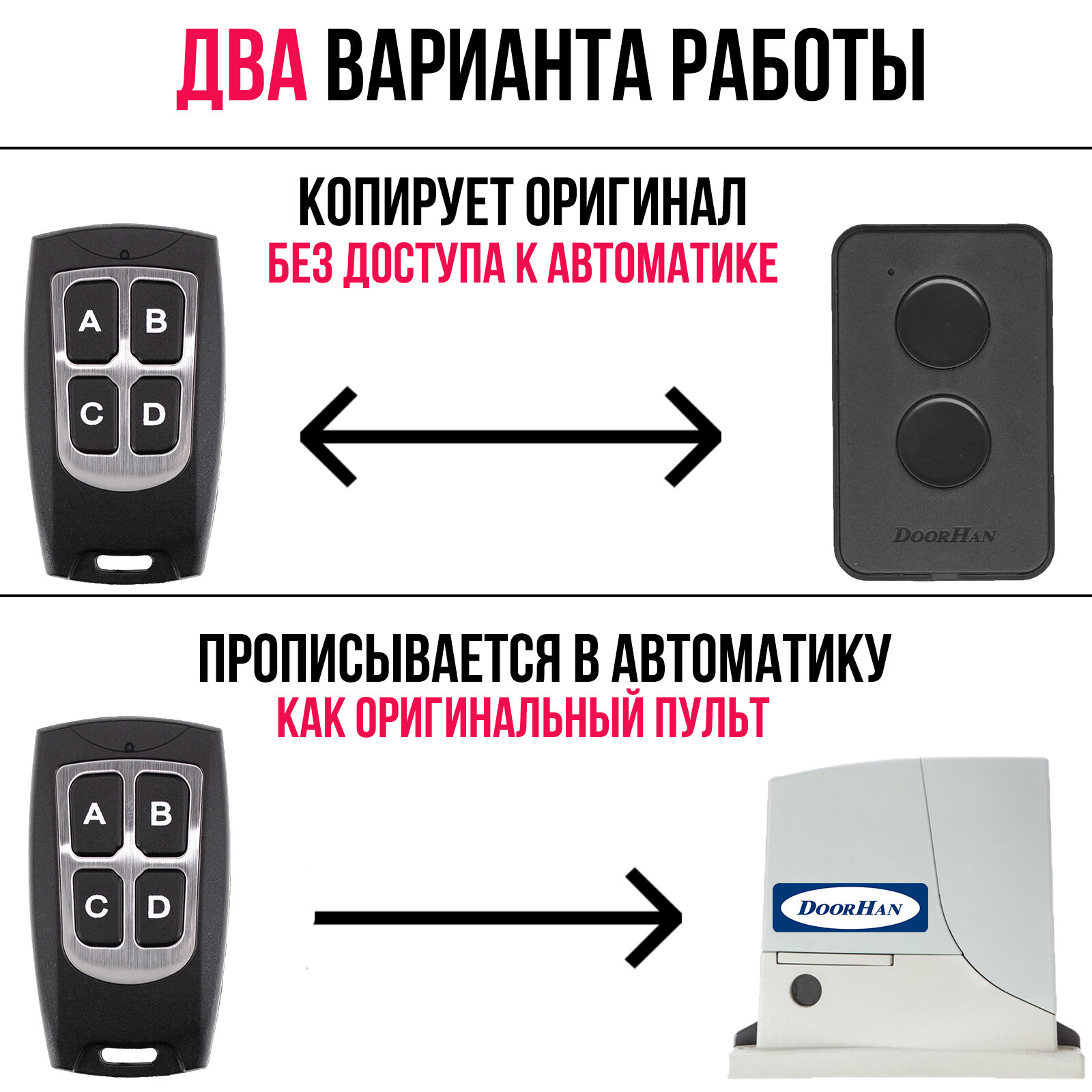 Пульт дубликатор для DoorHan ворот и шлагбаумов. Замена оригинал + копировальщик. — фото 2