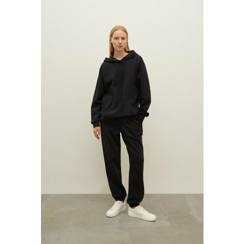 фото Брюки джоггеры finn flare, размер m, черный