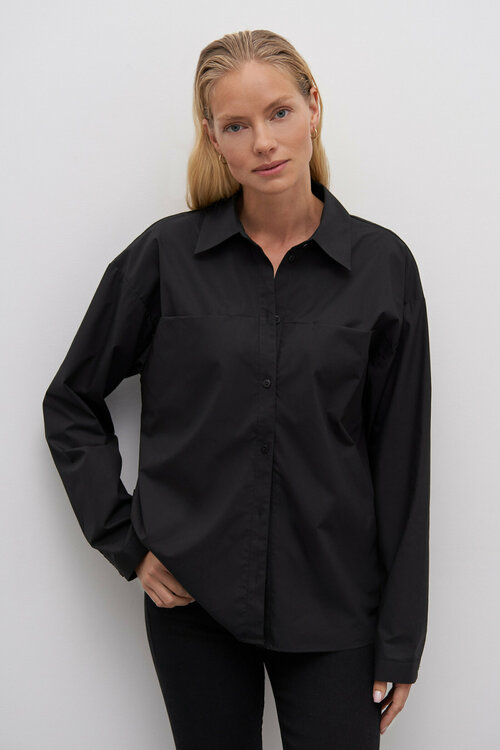 Блуза  FINN FLARE, размер S, черный