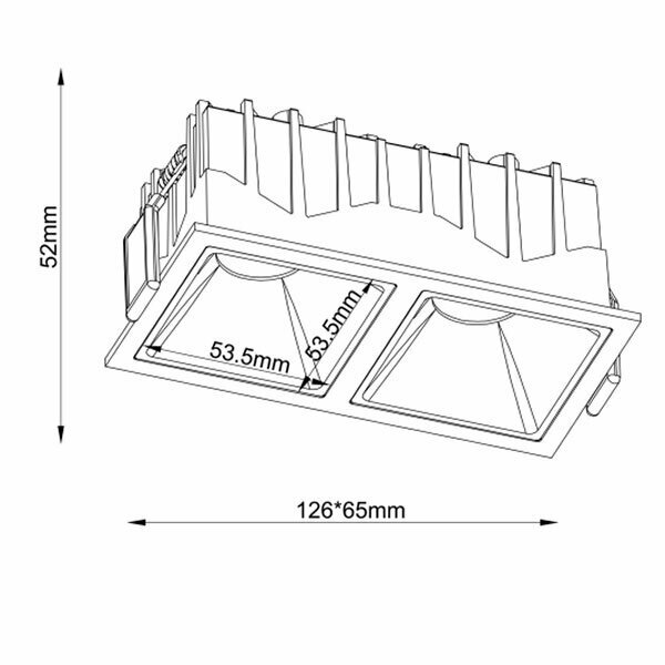 Встраиваемый светильник Maytoni Technical Alfa LED DL043-02-10W3K-SQ-W - фотография № 16