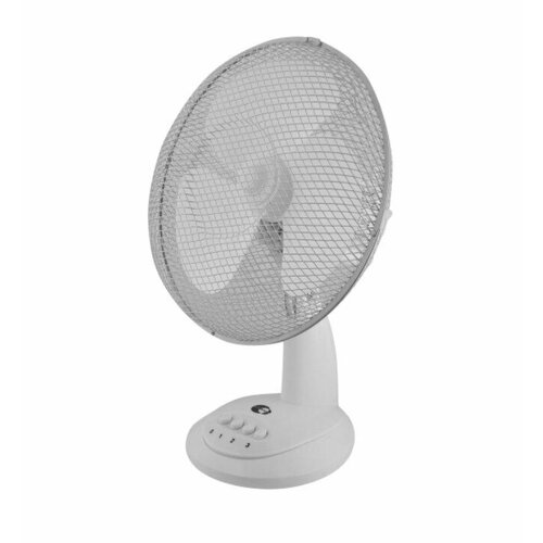 Вентилятор настольный 40 Вт D30 см цвет белый 261900₽