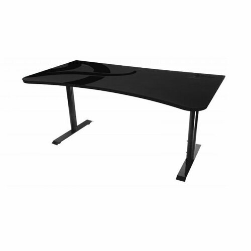 Стол для компьютера Arozzi Arena Gaming Desk Dark Grey для геймеров, высота 71-82 см, стальная основа, вес 38.8 кг