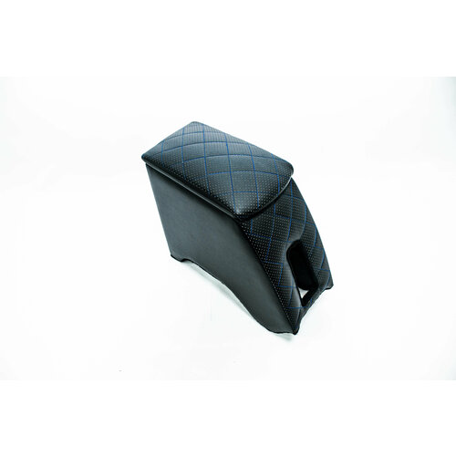 Подлокотник из перфорированной экокожи (Синяя нить) Синяя нить