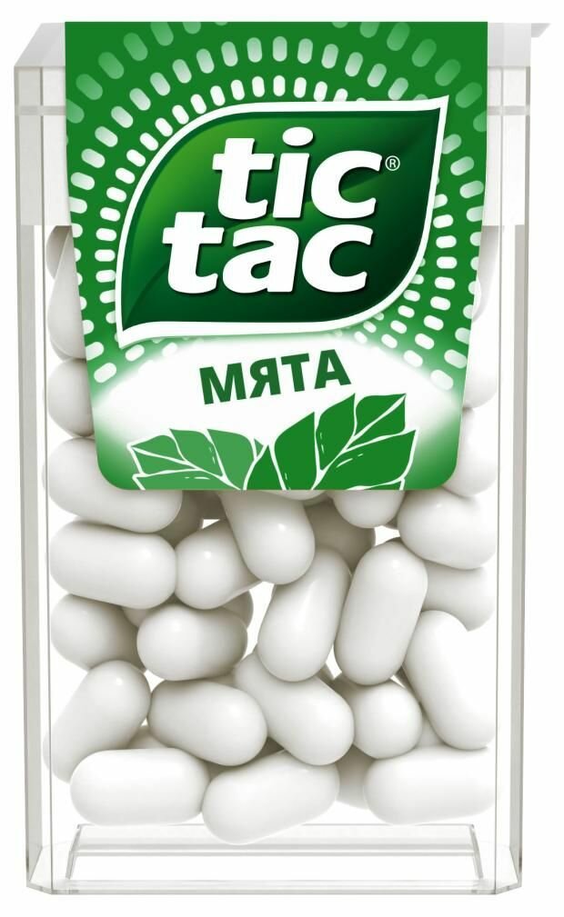 Драже Tic Tac, со вкусом Мяты, 12 шт по 16 г - фотография № 8