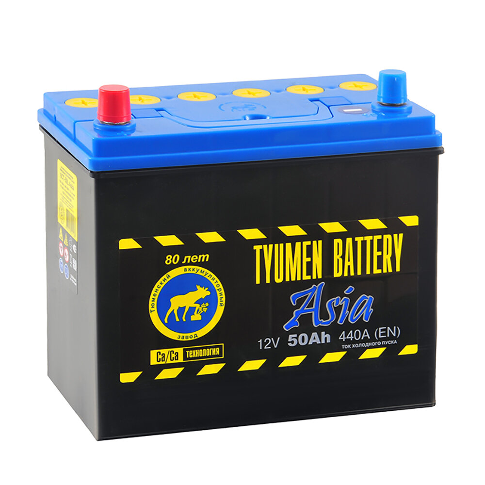 Аккумулятор TYUMEN BATTERY ASIA 50 Ач 440А П/П TNSa50.1