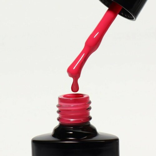 Гель-лак для ногтей, «CLASSIC COLORS», 3-х фазный, 8мл, LED/UV, цвет малиновый пирог (122)