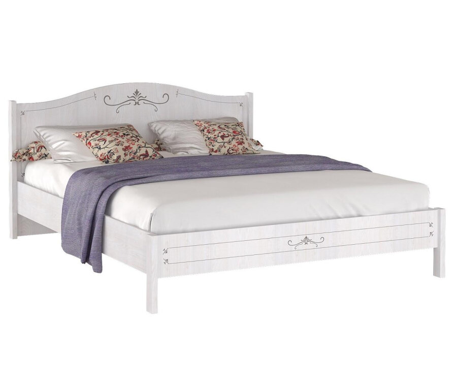 Двуспальная кровать Woodville Афродита 05 160х200 см лиственница сибио