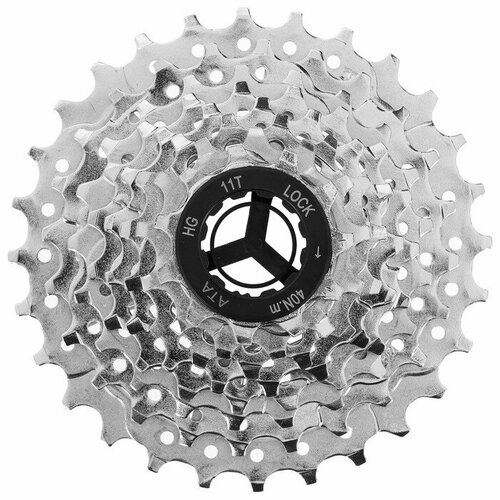 Кассета ATA 8 скоростей 11-28T цвет серебристый 1282₽