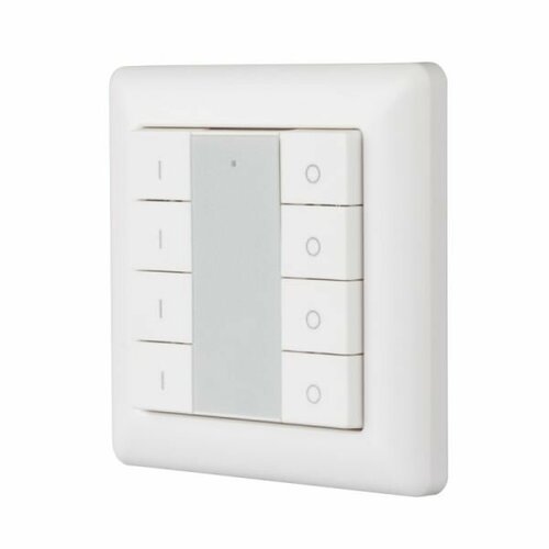 Панель Arlight Knob SR-KN9550K8-UP White (KNX, Dim) 021370 панель knob sr kn9551k2 up white knx dim arlight ip20 пластик