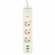 Сетевой фильтр POWER SPRING 2500W 2м 3роз, 2USB +1TYPE-C, белый