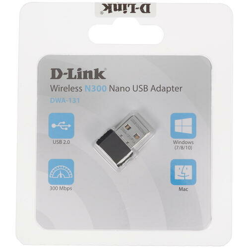 Сетевой адаптер WiFi D-LINK DWA-131 USB 2.0 [dwa-131/f1a] - фото №13