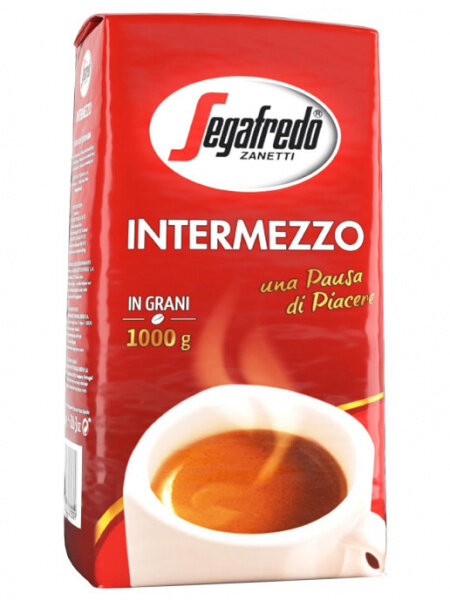 Кофе в зернах Segafredo Zanetti Intermezzo (Сегафредо Занетти Интермеццо) 1 кг
