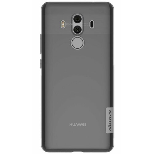 Накладка силиконовая Nillkin Nature TPU Case для Huawei Mate 10 Pro прозрачно-черная mokoemi shock proof soft silicone 6 3for huawei mate 20 pro case for huawei mate 20 pro cell phone case cover