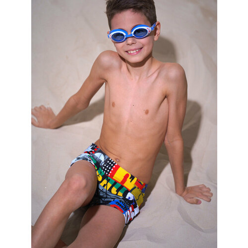 Очки для плавания для мальчика PlayToday, размер 13,2*4,3 см, белый