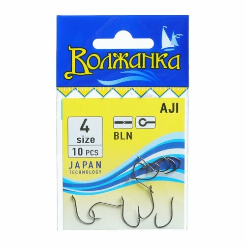 фото Крючки волжанка aji № 4, 10 шт volzhanka