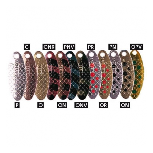 фото Kali kunnan, блесна вращающаяся tanger №0, 2г, c