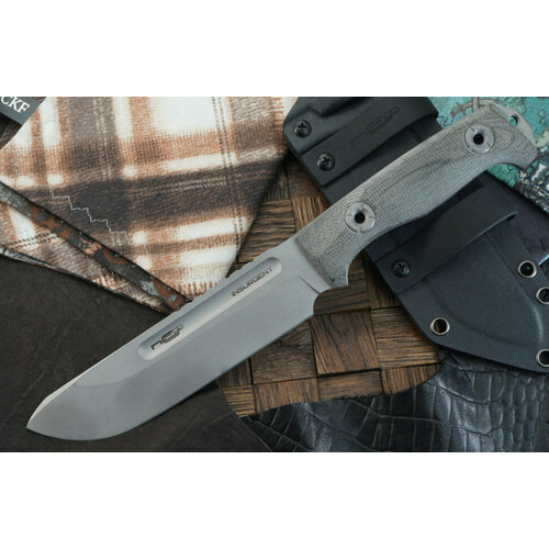 Туристический нож N.C.Outdoor Knives Insurgent, сталь D2/stonewash, рукоять серая микарта n c custom insurgent s