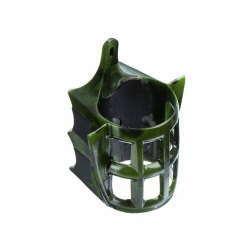 фото Груз-кормушка пластиковая x-feeder pl camo river mix m, цвет камо, 120 г, 40 мл