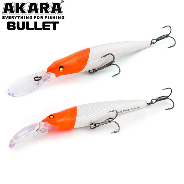 Воблер Akara Bullet 115F 16 гр. (4/7 oz 4,5 in) A1