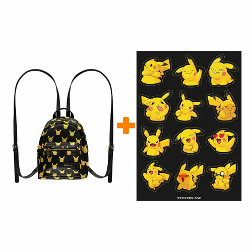 фото Набор pokemon рюкзак pikachu mini + стикерпак pika #2 difuzed